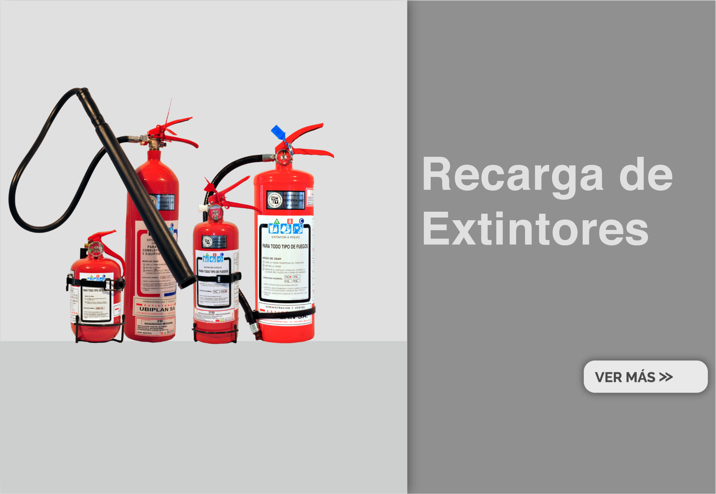 Recarga de Extintores | 2D Seguridad Integral