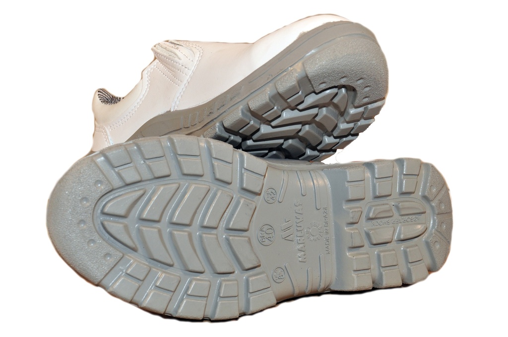 Zapato de seguridad blanco - Puntera Plástica