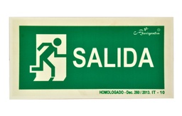 Cartel Salida Fotoluminiscente