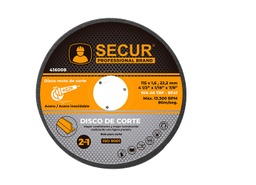 Disco de corte 115 mm x 1,6 mm acero/acero inoxidable